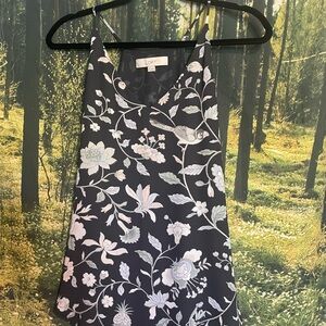 Loft Floral Print Sleeveless Top
